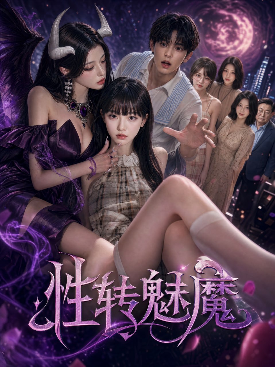黄豆魔改短剧-性转魅魔